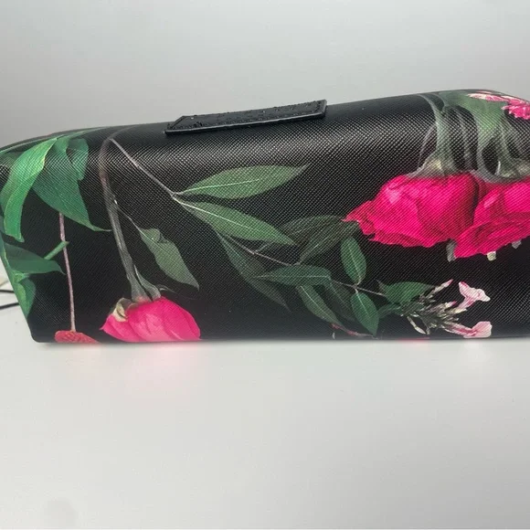 Ted Baker Black Floral Cosmetic Bag - Picture 7 of 8